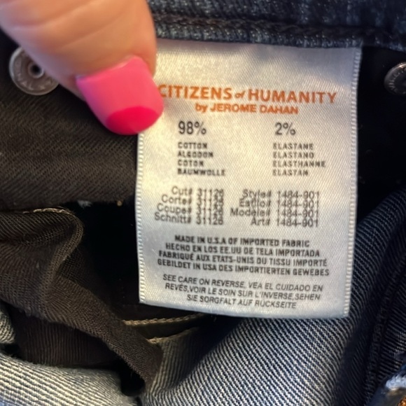 Citizens of Humanity brand size 27 Dylan- relaxed boy jeans - Picture 7 of 8